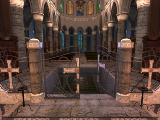 Church with Graveyard