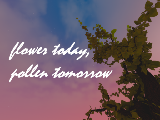 Flower today‚ pollen tomorrow․․․