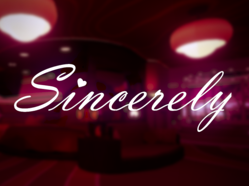 Sincerely