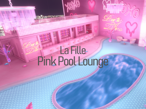 La Fille Pink Pool Lounge