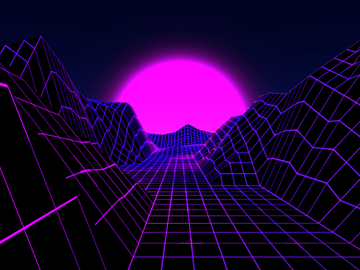 Synthwave Landscape
