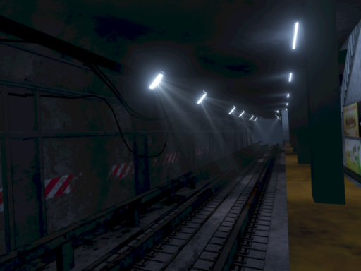 Subway for photo