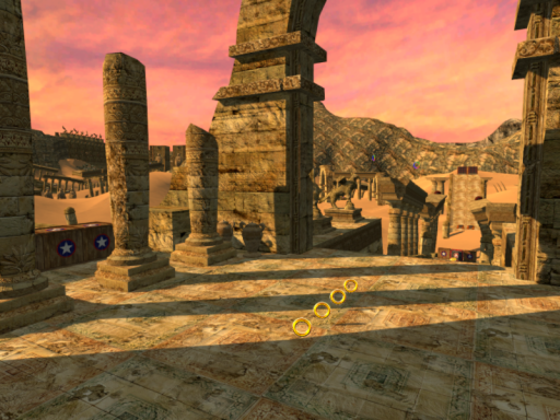 dusty desert