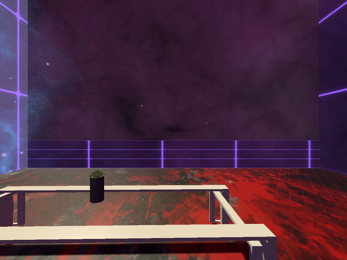 room in space