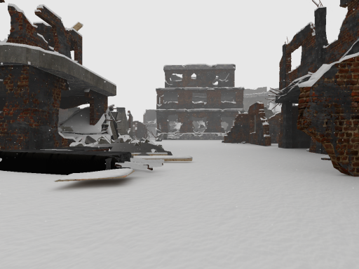 Snow and Ruins