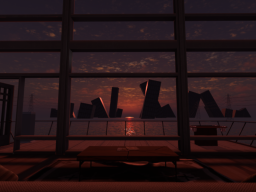 Sunset smoking