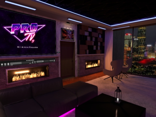 Neon Horizon Luxury Penthouse