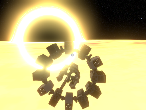 Interstellar Black Hole Scene