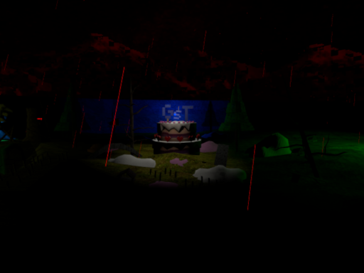 Gold Spooky Terror Forest