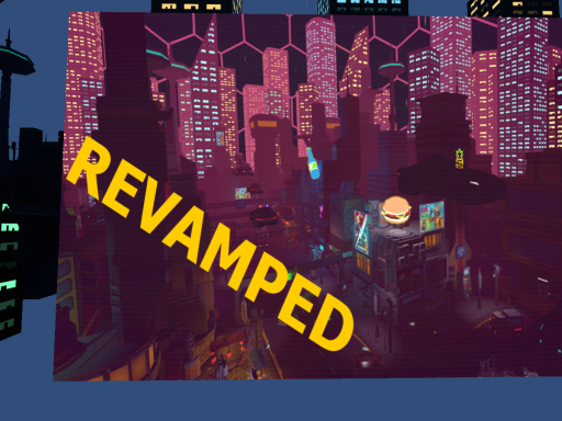 [LOWPOLY]CyberPunk_City v2