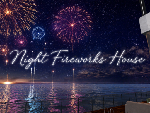 Night Fireworks House