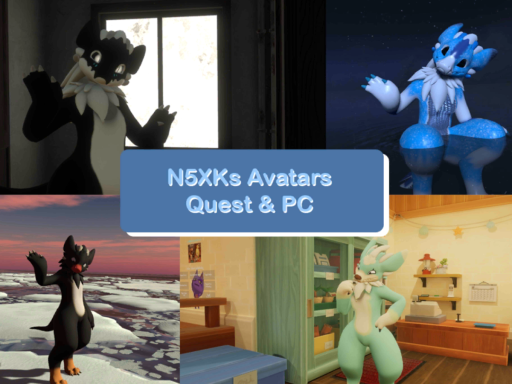 ［LEGACY］ N5XKs Avatars （Furry Avatars For Quest ＆ PCǃ） ［UPDATEǃ］