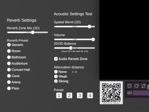 Acoustic Settings Test World