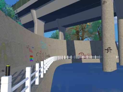 Graffiti coastline