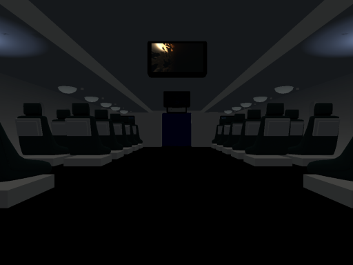 Simple plane by night