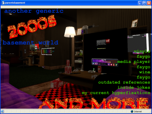 another generic 2000s basement world