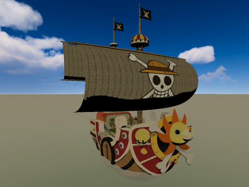 Thousand Sunny with all the roomsǃ
