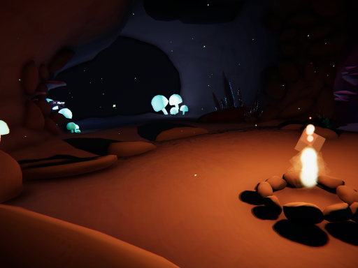 Low Poly Cave ｜ Baked Lighting v1․47