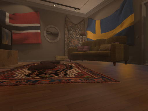 Hazy music room