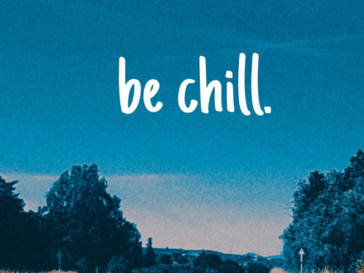 chill blue room