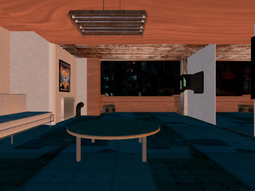 scuffed apartment