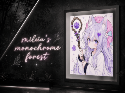 monochrome forest
