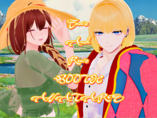 Ena's and Rea's BOOTH avatars
