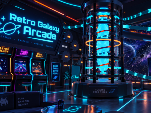 Retro Galaxy Arcade 2185