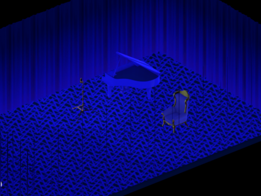ベルベット調のルーム Velvet-ish Room