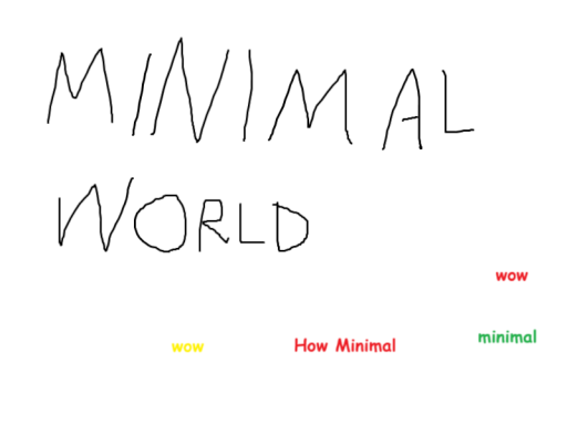 Minimal World