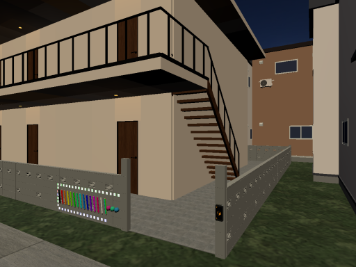 （V Home） 日本の典型的なアパート- Typical Japanese housing complex