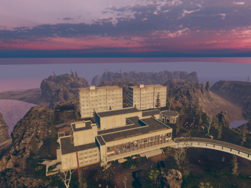 abandoned russian resort