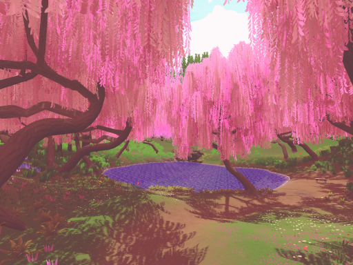 Pink lake
