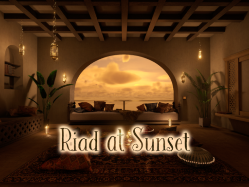 Riad at Sunset