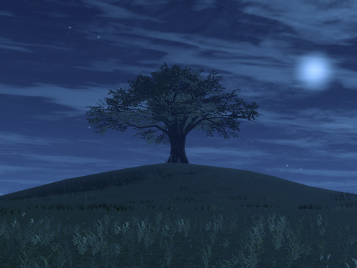 Majora's Mask Moon Inside Night