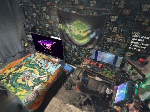 my room at my dads （new 3d scan update）