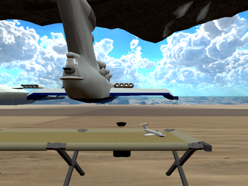 Ekranoplan's flight