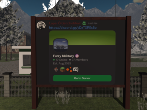 Furry Military Training Grounds