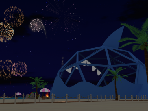 海辺のサメテラス ~夜~