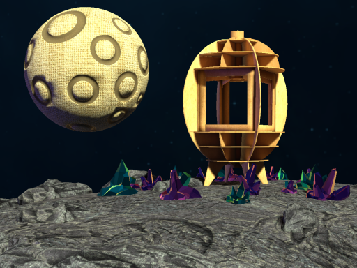 The Rocket Pod in Space