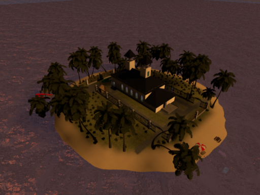 island sunset wedding