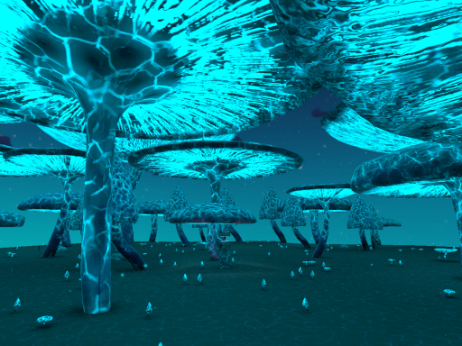 Glowing Mushrooms