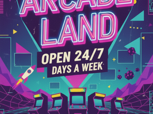 ARCADE LAND OPEN 24⁄7