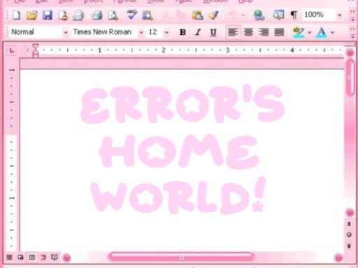 Error's Home World ≺⁄3
