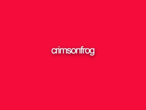 Crimsonfrog's Crazy Noisy World