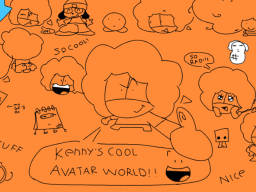 Kennys super cool and amazing avatar world NEW MAP
