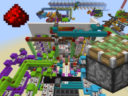 Minecraft Piston World