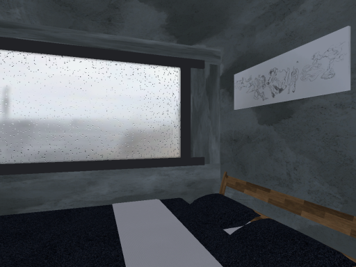 うつろう雨の個室-Faded rainy room-
