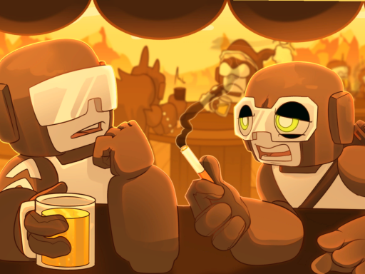 Tankmen camping