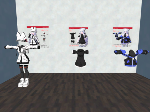 abruagefactory衣装モデル見た目確認用ワールド